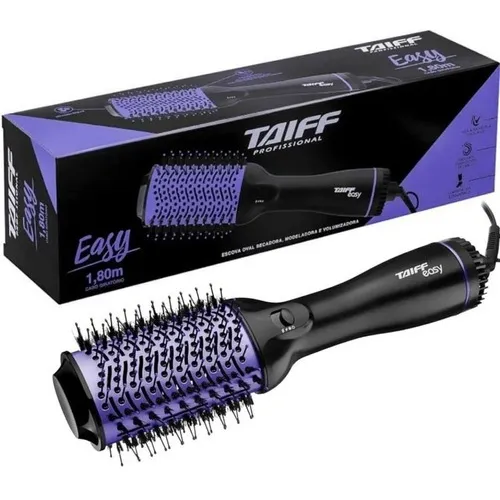 Escova Oval Secadora Taiff Easy Lilás 1200w
