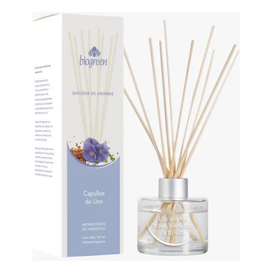 Difusor Con Varillas De Bambú - Aromatizador De Ambiente 100