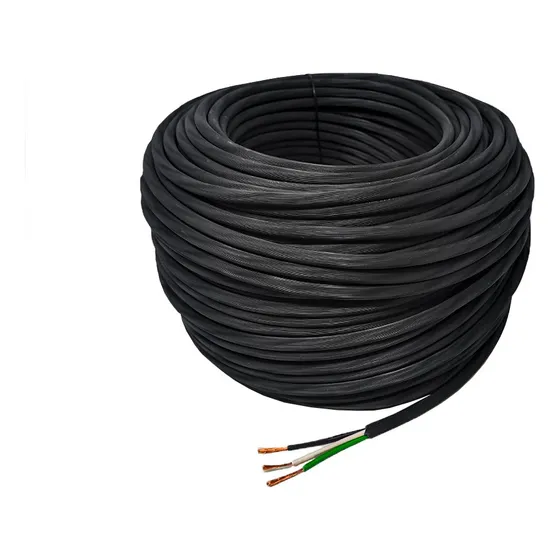 Cable Electrico Cca Uso Rudo Konect 3x#10 25 Metros Negro
