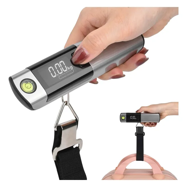 Pesa Digital Lcd De Mano Maleta Equipaje Balanza Portátil