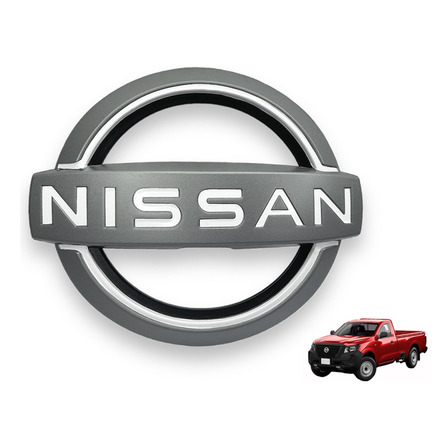 Emblema Logo Frontal Np300 2022 Al 2024 Gris/ Blanco Nuevo Emblema Logo Frontal Np300 2022 Al 2024 Gris/ Blanco Nuevo