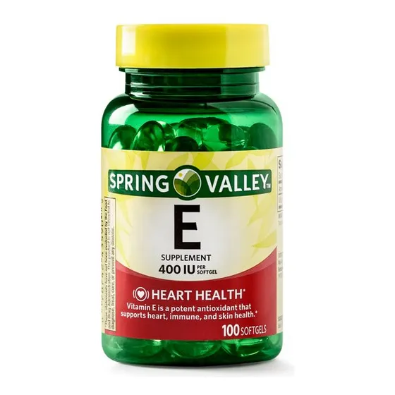 Vitamina E 400ui 100 Capsulas Spring Valley