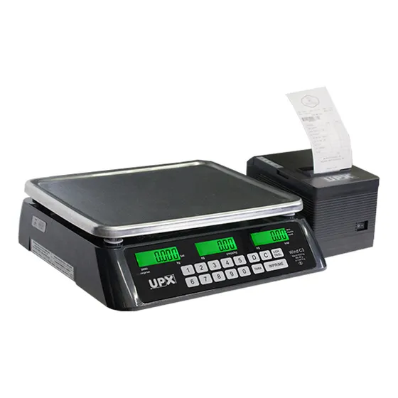 Combo Para Restaurantes A Kilo Balança E Impressor Upx Imprime Comanda Personalizada Com Valor A Pagar, Cod Barras Logo