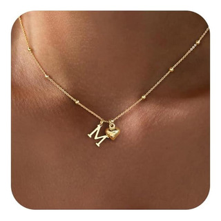 Selfrose Collar De Oro Delicado Para Mujer, Collar De Corazó Selfrose Collar De Oro Delicado Para Mujer, Collar De Corazó
