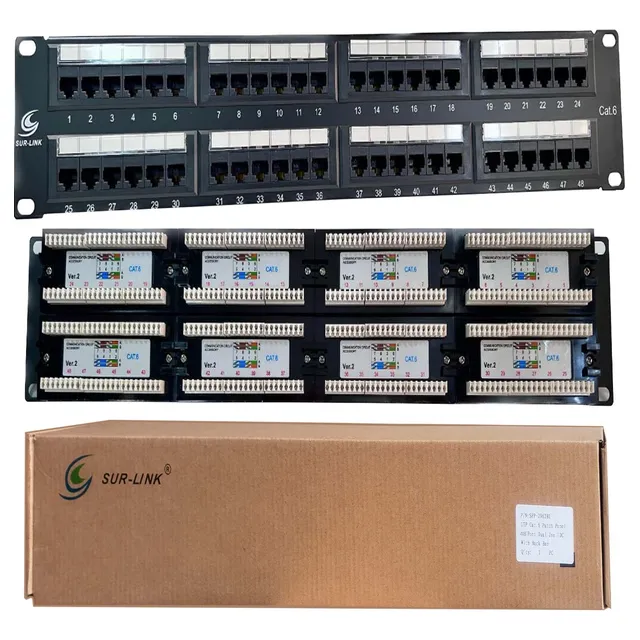 Patch Panel 48 Puertos Categoria 6