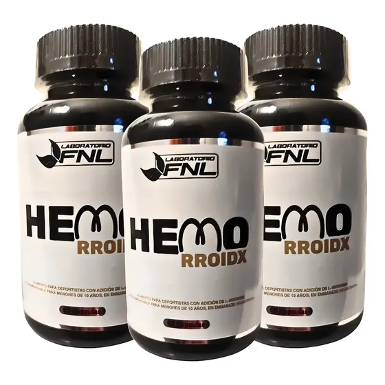 3 Hemorroidx Fnl 670mg Previene Y Reduce Hemorroides 60 Caps Sabor Sin Sabor | Cuotas sin interés