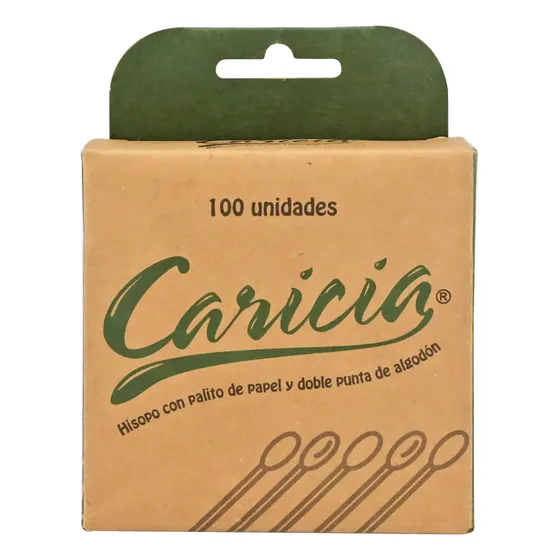 Caricia Cotonetes Papel Doble Punta*100 | Cuotas sin interés