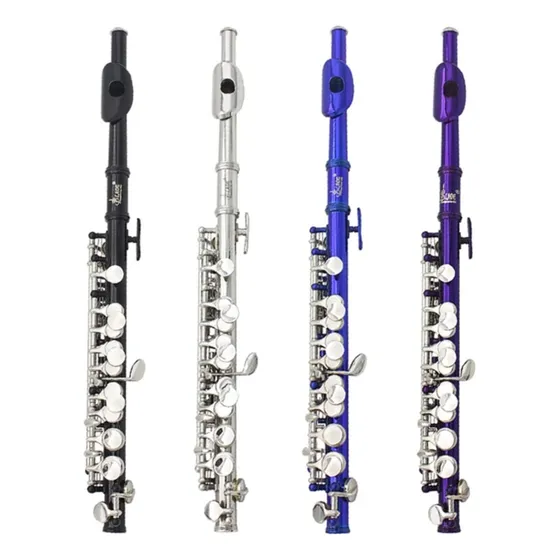 Flautin O Piccolo Colores Azul Y Negro Marca Slade