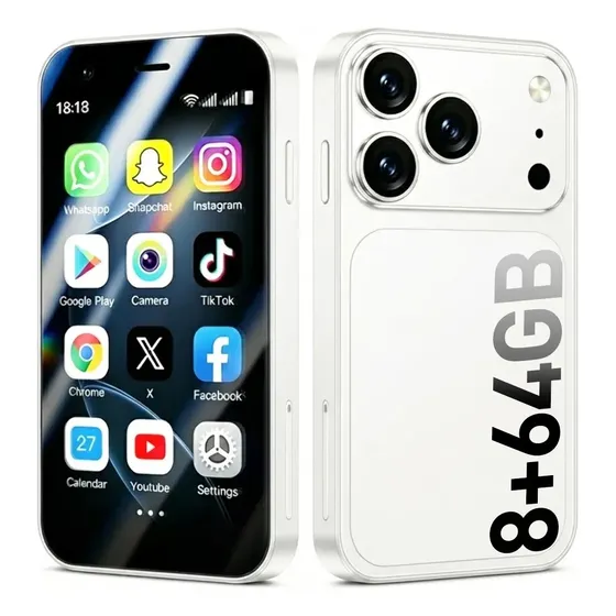 Xgody I17 Mini Phone Mini 8 Gb Ram +64 Gb Rom Android 11.04000 mAh 0 3.75 pulgadas Hd Screen Dual Sim Dual Camera 8mp+5MP Mobile Smartphone
