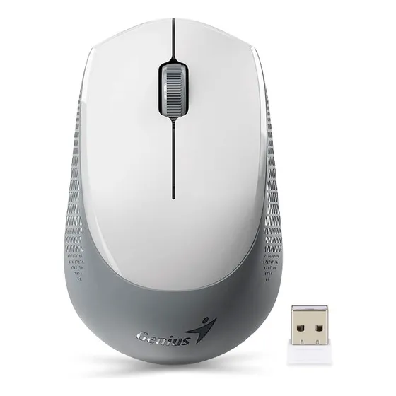 Mouse Inalámbrico Bluetooth Genius  Nx-8000s Bt Blanco