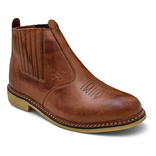 Bota Botina Solado LĂĄtex Couro Legitimo Bico Redondo Bota Botina Solado LĂĄtex Couro Legitimo Bico Redondo