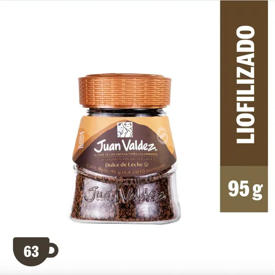 Café liofilizado Juan Valdez Dulce De Leche 95 g | Cuotas sin interés
