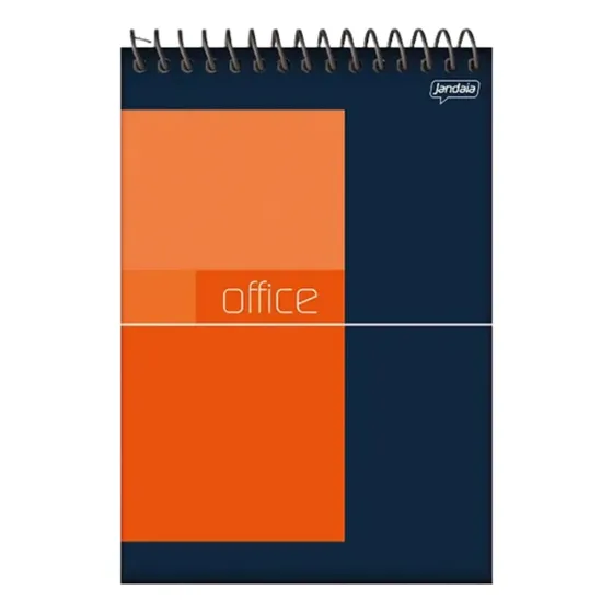 Caderno Pequeno Vertical Espiral Superior Office Jandaia 80f
