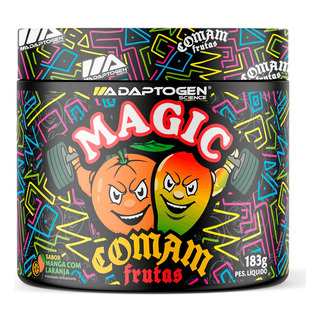 Pré Treino Magic Comam Frutas 183g - Adaptogen Pré Treino Magic Comam Frutas 183g - Adaptogen