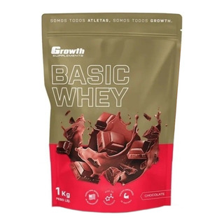 Whey Protein Growth Basic Whey (1kg) - Growth Supplements Sabor Chocolate Whey Protein Growth Basic Whey (1kg) - Growth Supplements Sabor Chocolate