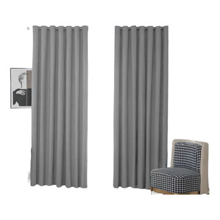Cortinas Blackout Engomadas 2 Paños Grueso Con Argollas Cortinas Blackout Engomadas 2 Paños Grueso Con Argollas