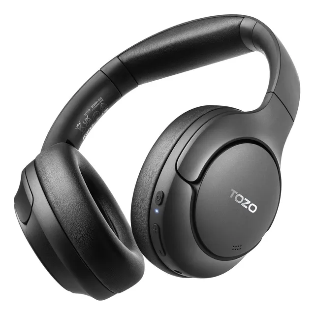 Auriculares Tozo Ht2 Inalámbricos Con Cancelación De Ruido Color Negro Luz Negro