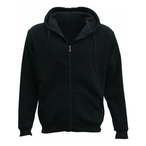 Sweater Sueter Hoodie Capucha Y Cierre Manga Larga 