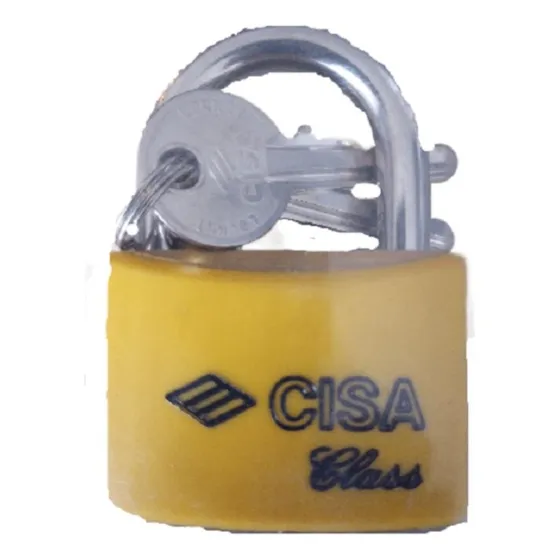 Candado Cisa Mod Class De 50mm Con Plastico Protector Nuevo