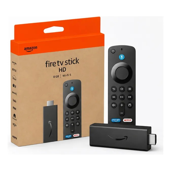 Amazon Fire Tv Stick Amazon Full Hd 4a Gen 8gb Alexa Preto Preto De Voz