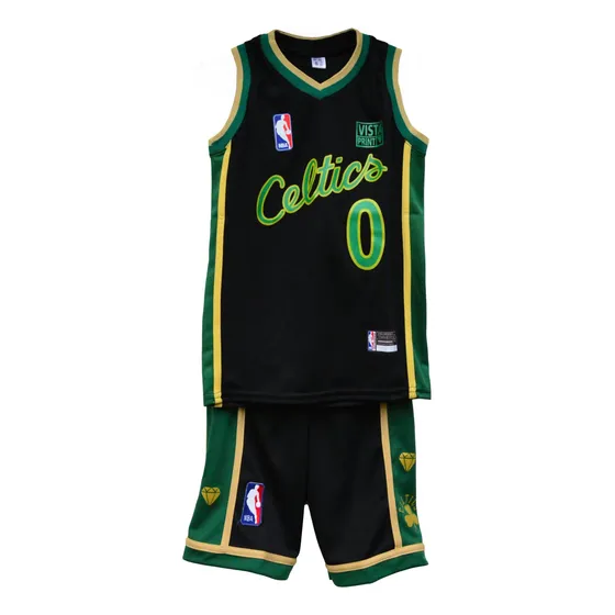 Conjunto Basquet Negro Niño T6/8/10/12/14/16