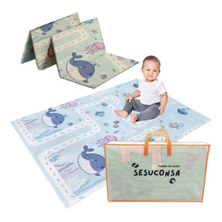 Tapete Para Bebe Plegable Reversible Xpe Foamy 1.2mx1.8mx1cm Tapete Para Bebe Plegable Reversible Xpe Foamy 1.2mx1.8mx1cm
