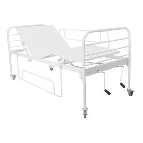 Cama Hospitalar - 2 Manivelas + Colchão Hospitalar D28