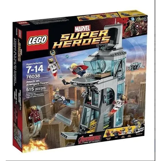 Lego Marvel 76038 Ataque À Torre Dos Vingadores  Raro