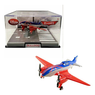 Set De Juguetes Disney Store Planes Bulldog Modelo De Avión Set De Juguetes Disney Store Planes Bulldog Modelo De Avión