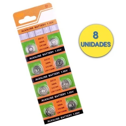 Bateria Ag10 389a Cx189 Lr1130 Pila Tipo Boton Tienda Fisica