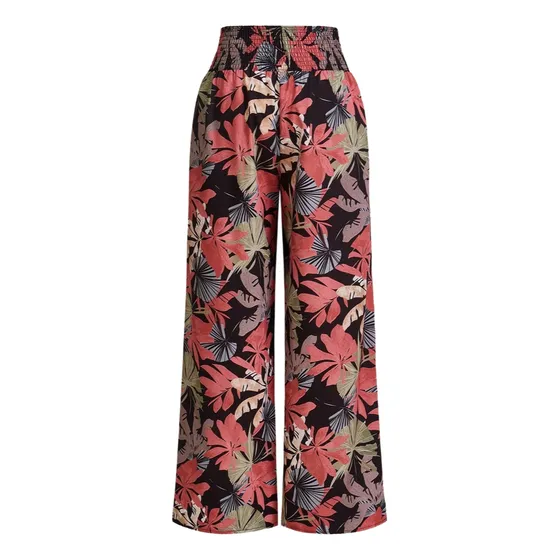 Pantalón Ancho Mujer Talla M Kiara Floreado