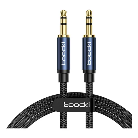 Cable Auxiliar De Audio 3.5 Mm Macho A Macho Toocki Trenzado