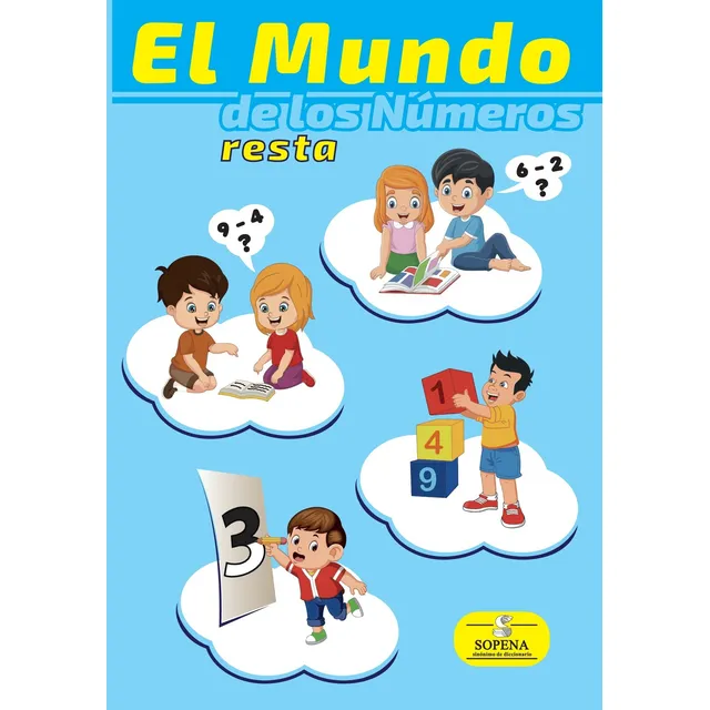 Cartilla Sopena El Mundo De Los Números Resta - 25 Unidades