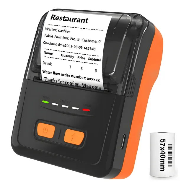 Impresora Térmica 58mm De Recibos Bluetooth Usb Android Ios