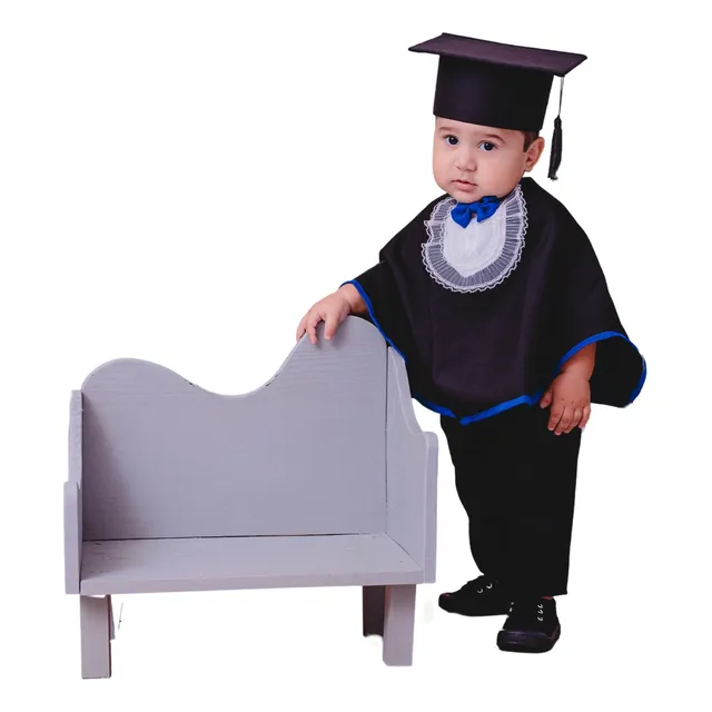 Fantasia De Mêsversário | Meia Beca De Formatura C/ Canudo
