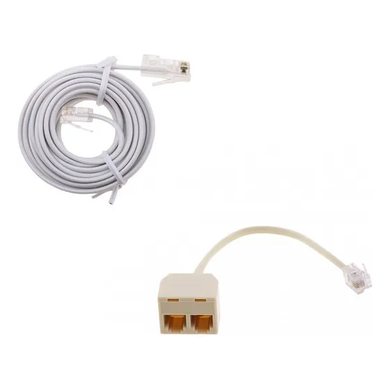 Rj11 Adsl Rj11 6p4c A 8p4c Conector Telefónico Cable De