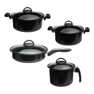 Jogo De Panelas 4 Peças Indução Cooktop Lenha E Gås Jogo De Panelas 4 Peças Indução Cooktop Lenha E Gås
