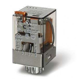 Rele Finder 601381100040 11 Pinos 3 Contatos Reversores 10 A Rele Finder 601381100040 11 Pinos 3 Contatos Reversores 10 A
