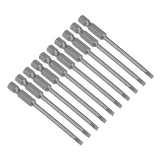 10 Puntas De Destornillador Ranuradas Sl3 X 75mm Longitud 10 Puntas De Destornillador Ranuradas Sl3 X 75mm Longitud