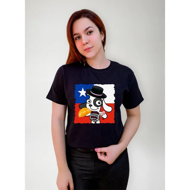 Polera Doki Chileno Fiestas Patrias Tallas Familiar C-062