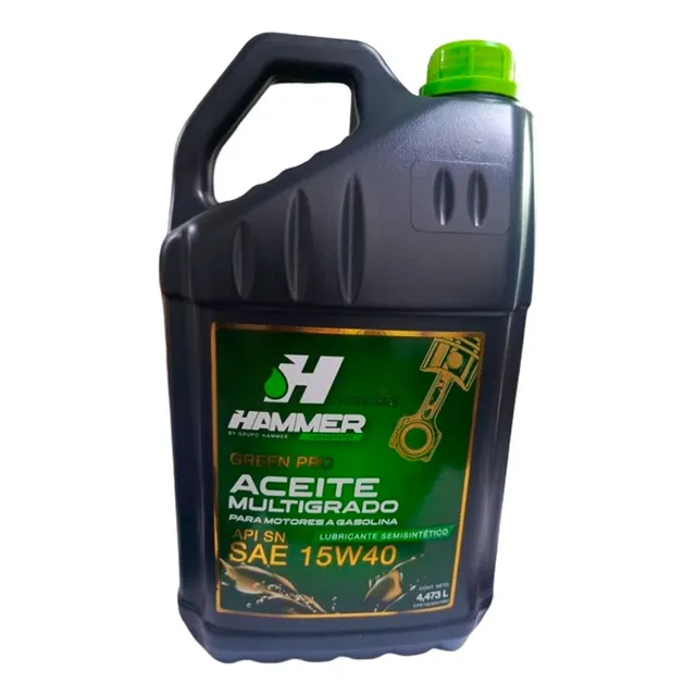 Aceite Hammer Automotriz Semisintético 15w40 4,473lts