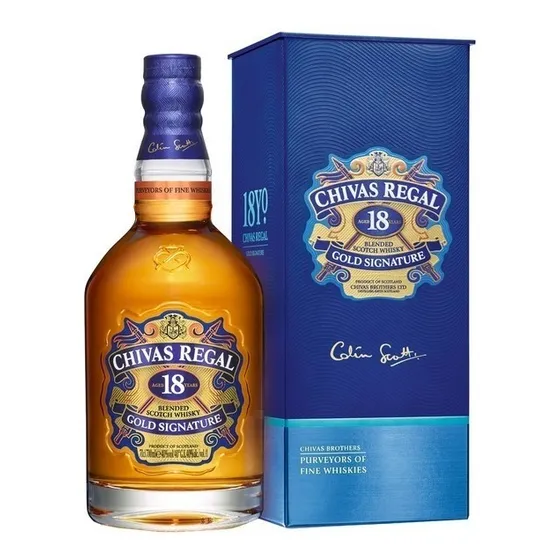 Whisky Chivas Regal 18 Años 750ml Gold Signature Original