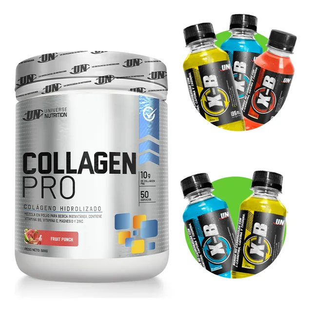 Colageno Collagen Pro 500gr Fruit Punch Un + Regalo 07