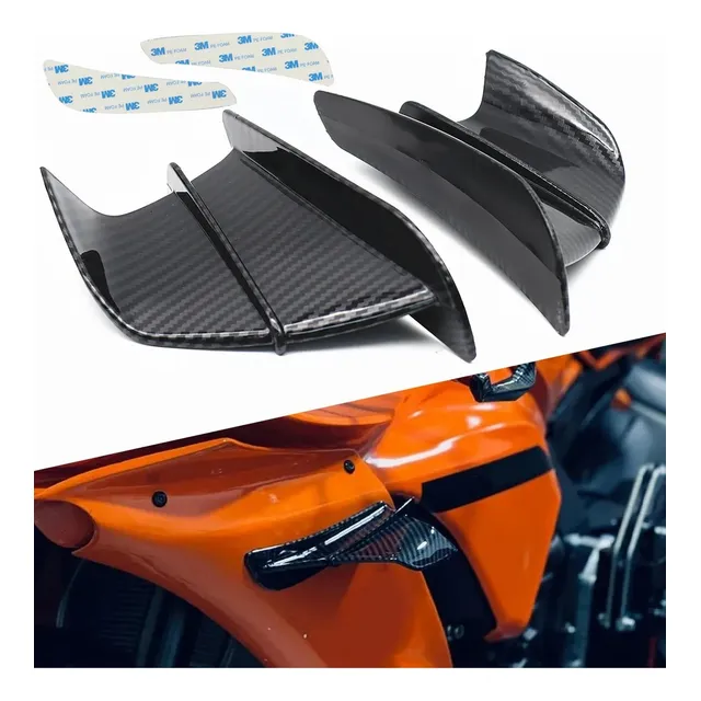 Alerón De Ala Aerodinámico Universal Para Motocicleta Mate