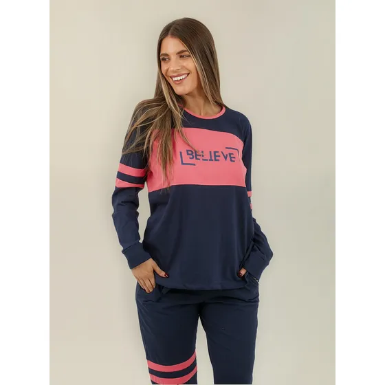 Pijama Mujer Invierno Soft Algodón Innocenza 2147