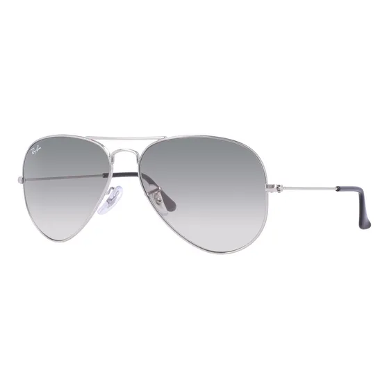 Anteojos de sol Ray-Ban Solar RB3025L talle Standard armazón polished silver y lente light grey