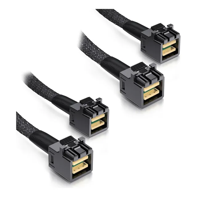 Paquete 2 Cable Interno Mini Sas Hd Sff 8643 A Sff 8643 Mini
