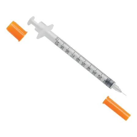 Seringa Insulina/mounjaro 1ml C/agulha 8x0,30mm Agulha Fixa 1 Ml