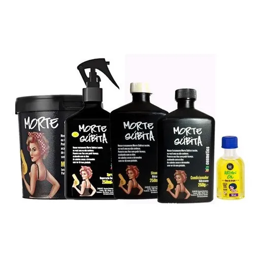 Morte Súbita Lola Kit 4 Produtos + Óleo Argan