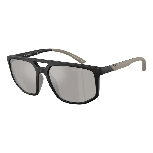 Lentes De Sol Emporio Armani Ea 4248u 50016g Auténticos Ea 4248u 50016g Negro Mate Y Gris Gris Claro Y Plateado Espejado Negro Mate Negro Mate Y Gris